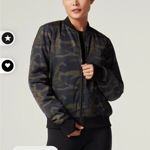Blanc Noir reversible bomber jacket